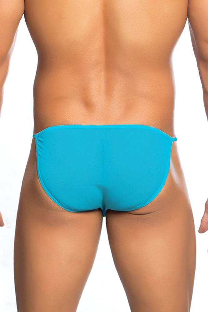 Male Basics - String Tulle Bikini - Turquoise - MBL03 - Stag Shop