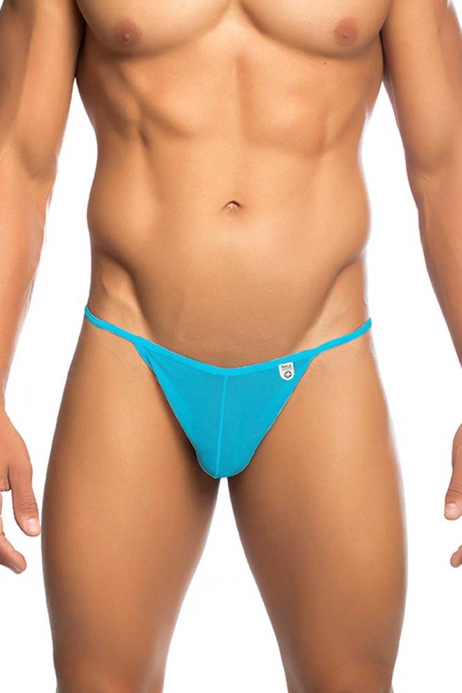 Male Basics - String Tulle Bikini - Turquoise - MBL03 - Stag Shop