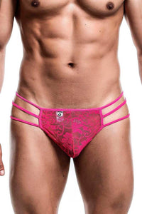 Thumbnail for Male Basics - Triple Lace String Thong - Pink - MBL10 - Stag Shop
