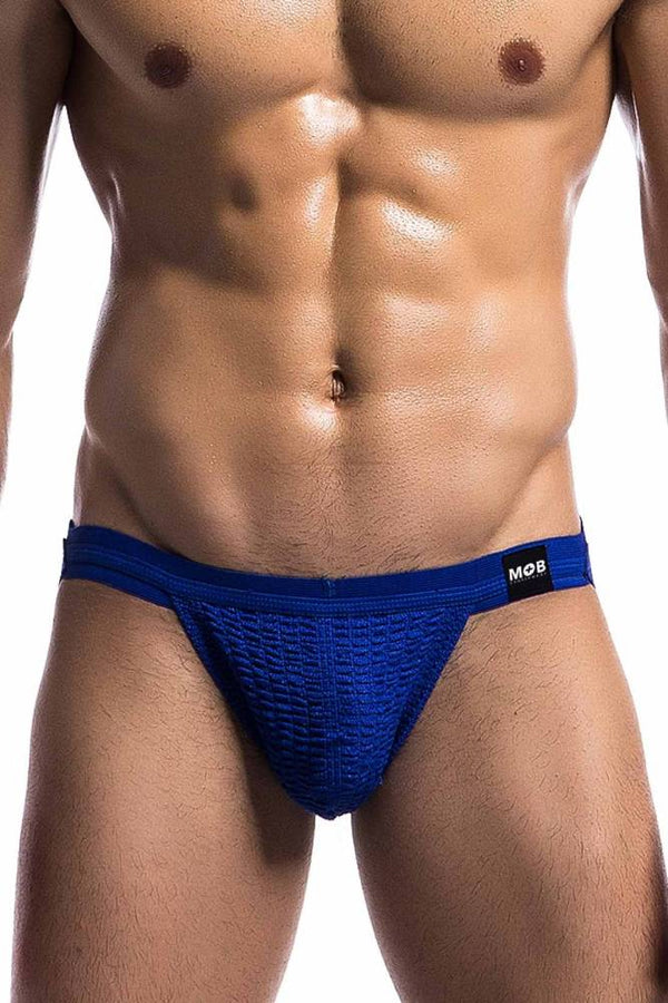 Male Basics - Fetish Swim Jockstrap - Blue - MBL101 - Stag Shop