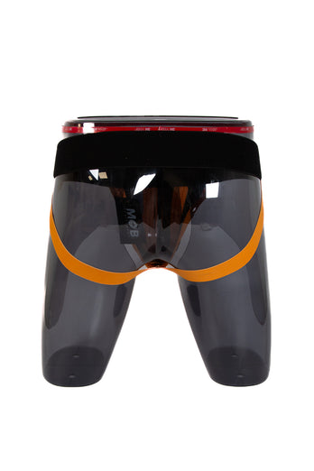 Male Basics - Black Belt Jock - Black/Orange - MBL110 - Stag Shop