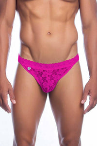 Thumbnail for Male Basics - Lace Jockstrap - Pink - MBL12 - Stag Shop