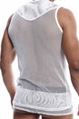 Male Basics - Fishnet Tank Top - White - MBL61 - Stag Shop
