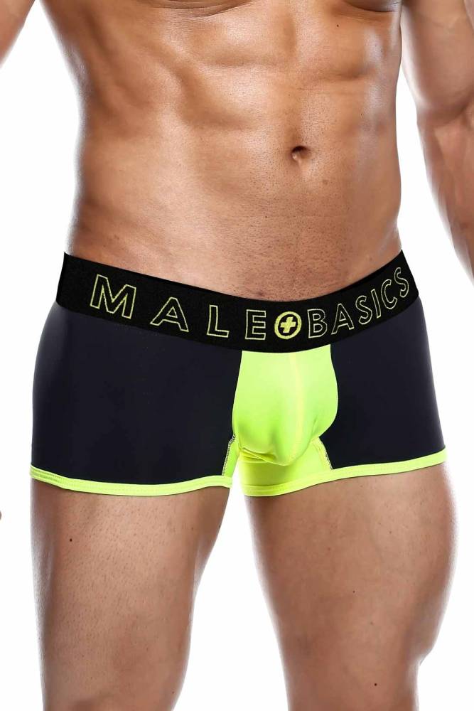 Male Basics - Neon Trunk - Yellow - MBN01 - Stag Shop