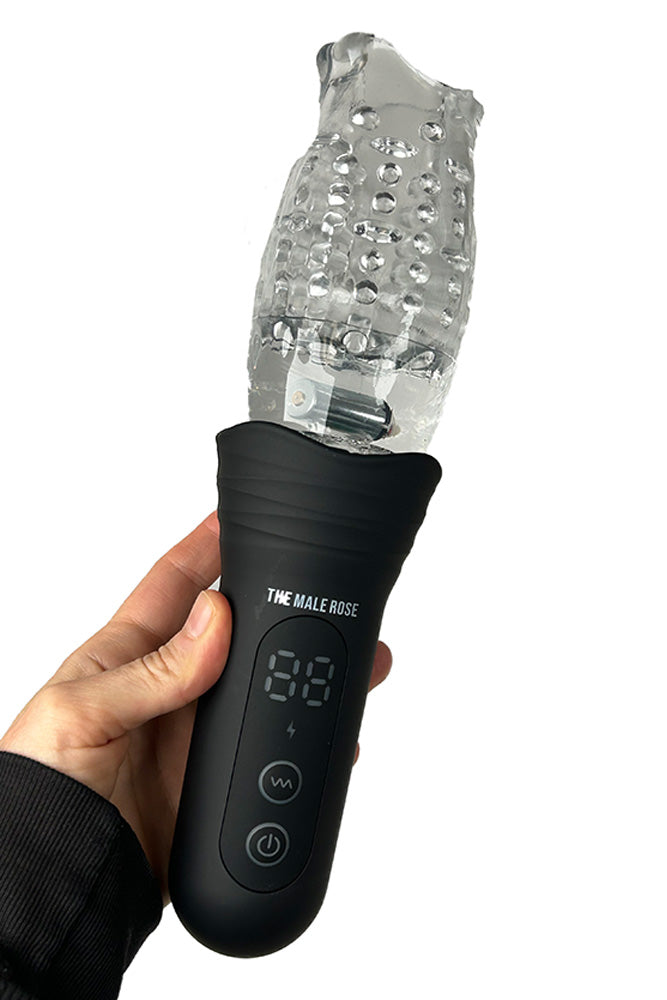 The Male Rose Pro - Gawk Gawk | Thrusting, Vibrating & Rotating Male Stroker - Stag Shop