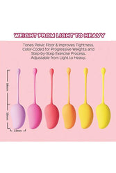 Honey Play Box - Mango Tropical 6pc Weighted Kegel Set - Stag Shop