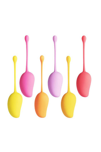 Honey Play Box - Mango Tropical 6pc Weighted Kegel Set - Stag Shop