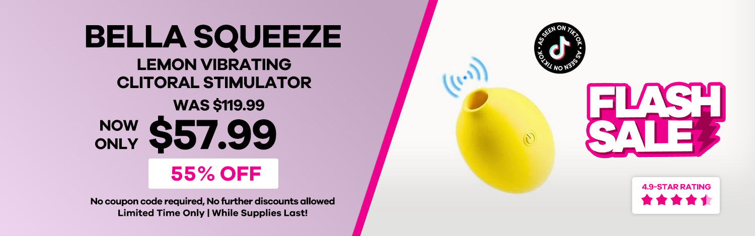 Bella Squeeze - Lemon Vibrating Clitoral Stimulator