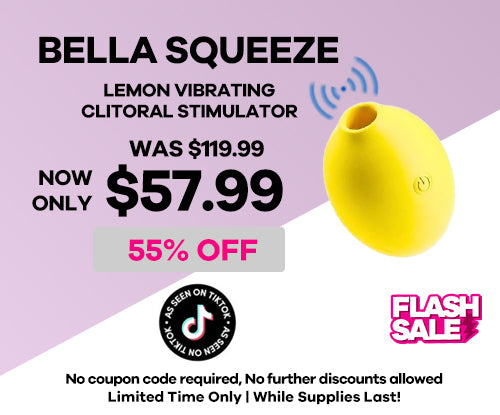 Bella Squeeze - Lemon Vibrating Clitoral Stimulator