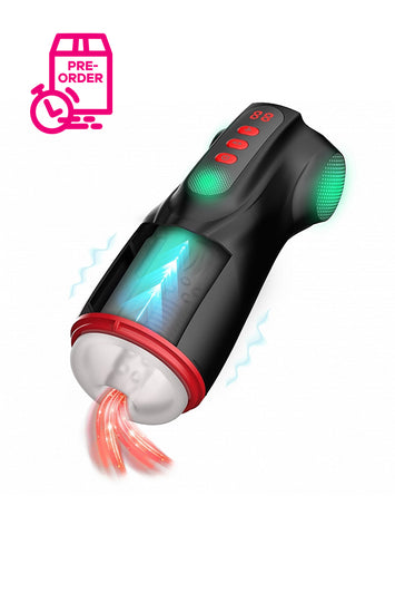 PRE ORDER Shots Toys - Masturs - Raven AR Masturbator With Suction