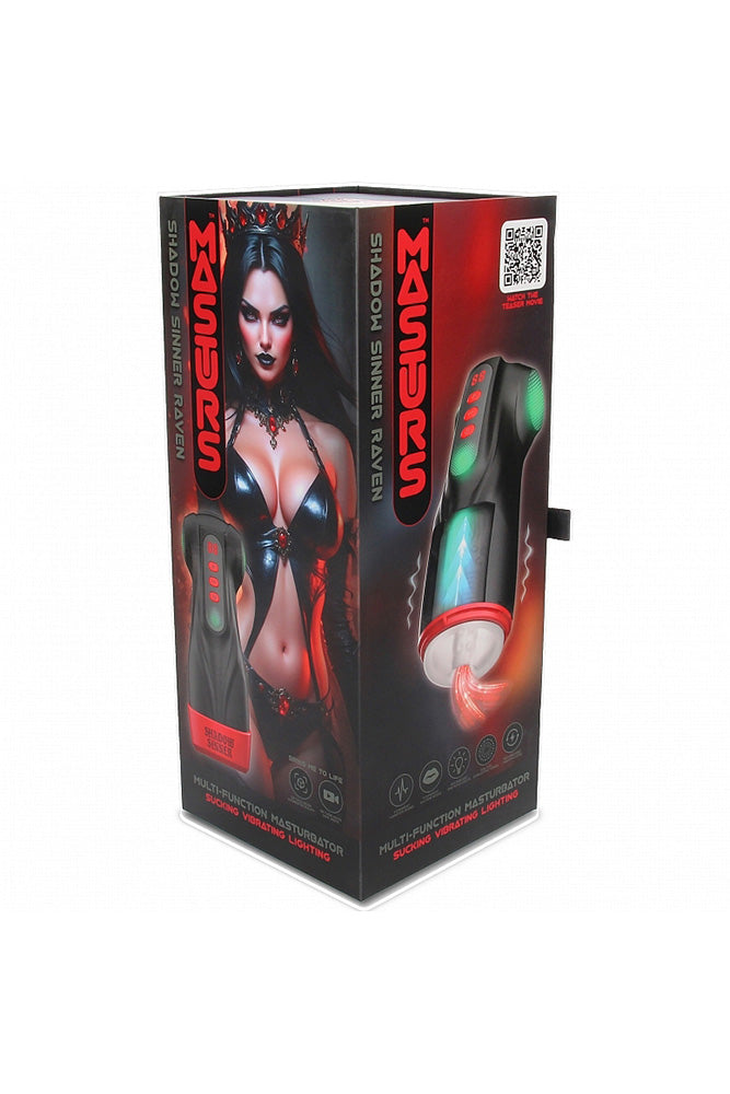 Shots Toys - Masturs - Raven AR Masturbator With Suction - Stag Shop