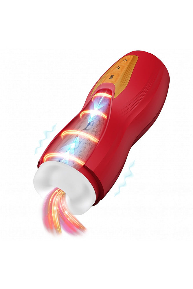 Shots Toys - Masturs - Solara AR Masturbator With Thrusting & Heating Functions - Stag Shop