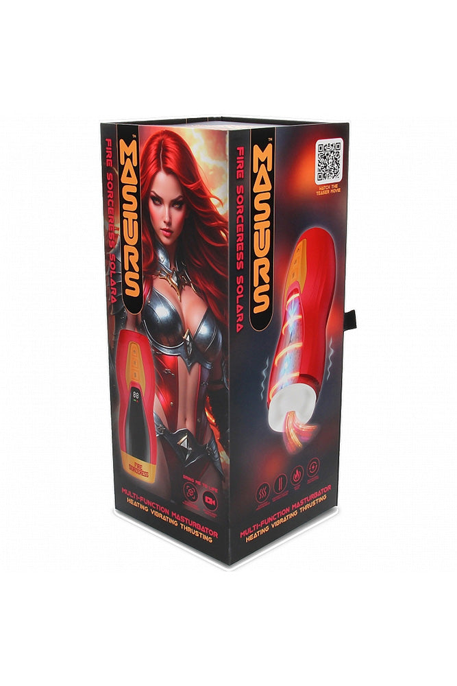PRE ORDER Shots Toys - Masturs - Solara AR Masturbator With Thrusting & Heating Functions