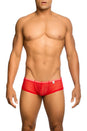 Male Basics - Hip Hugger - Boy Short - Red - MBL04 - Stag Shop