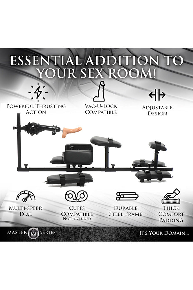 XR Brands - Master Series - Subversion Stockade With Sex Machine - Stag Shop