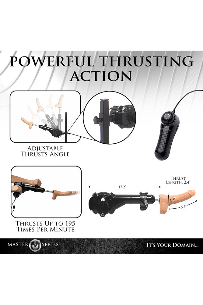 XR Brands - Master Series - Subversion Stockade With Sex Machine - Stag Shop