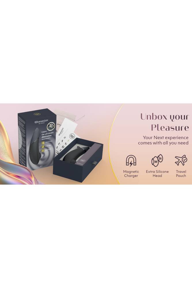 Womanizer - Next Clitoral Simulator - Black - Stag Shop