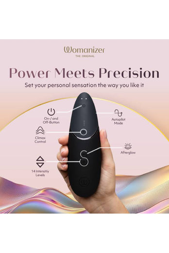 Womanizer - Next Clitoral Simulator - Black - Stag Shop