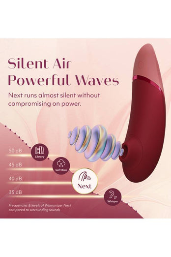 Womanizer - Next Clitoral Simulator - Bordeaux - Stag Shop