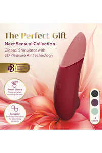 Thumbnail for Womanizer - Next Clitoral Simulator - Bordeaux - Stag Shop