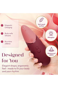 Thumbnail for Womanizer - Next Clitoral Simulator - Bordeaux - Stag Shop
