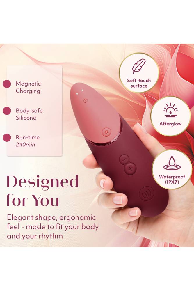 Womanizer - Next Clitoral Simulator - Bordeaux - Stag Shop