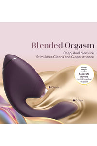 Thumbnail for Womanizer - Next Duo Dual Stimulation Vibrator - Purple - Stag Shop