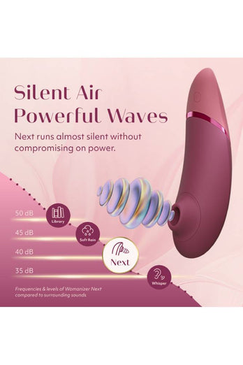 Womanizer - Next Clitoral Simulator - Dusky Pink - Stag Shop