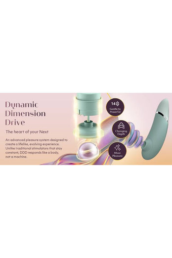 Womanizer - Next Clitoral Simulator - Sage Green - Stag Shop