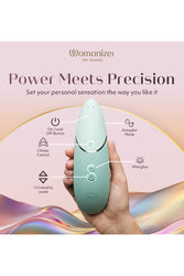 Womanizer - Next Clitoral Simulator - Sage Green - Stag Shop