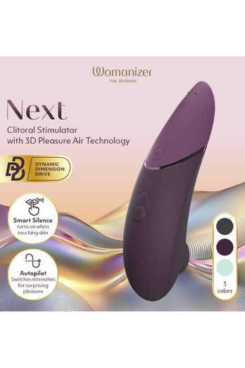 Womanizer - Next Clitoral Simulator - Purple - Stag Shop