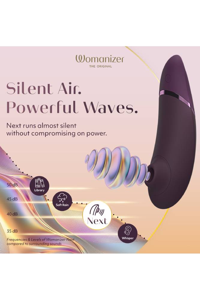 Womanizer - Next Clitoral Simulator - Purple - Stag Shop