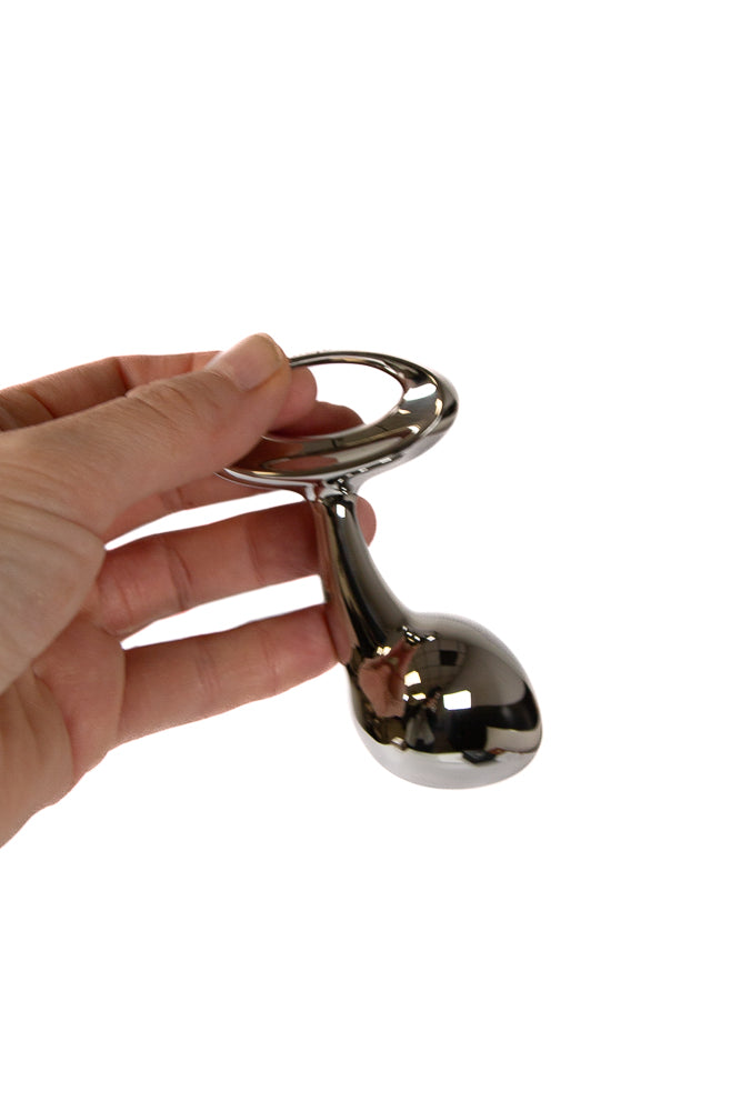 Njoy - Pure Stainless Steel Anal Plug - Medium - Stag Shop