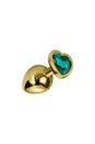 Nobu - Small Anal Plug With Jewel Heart Base - Stag Shop