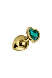 Nobu - Small Anal Plug With Jewel Heart Base - Stag Shop