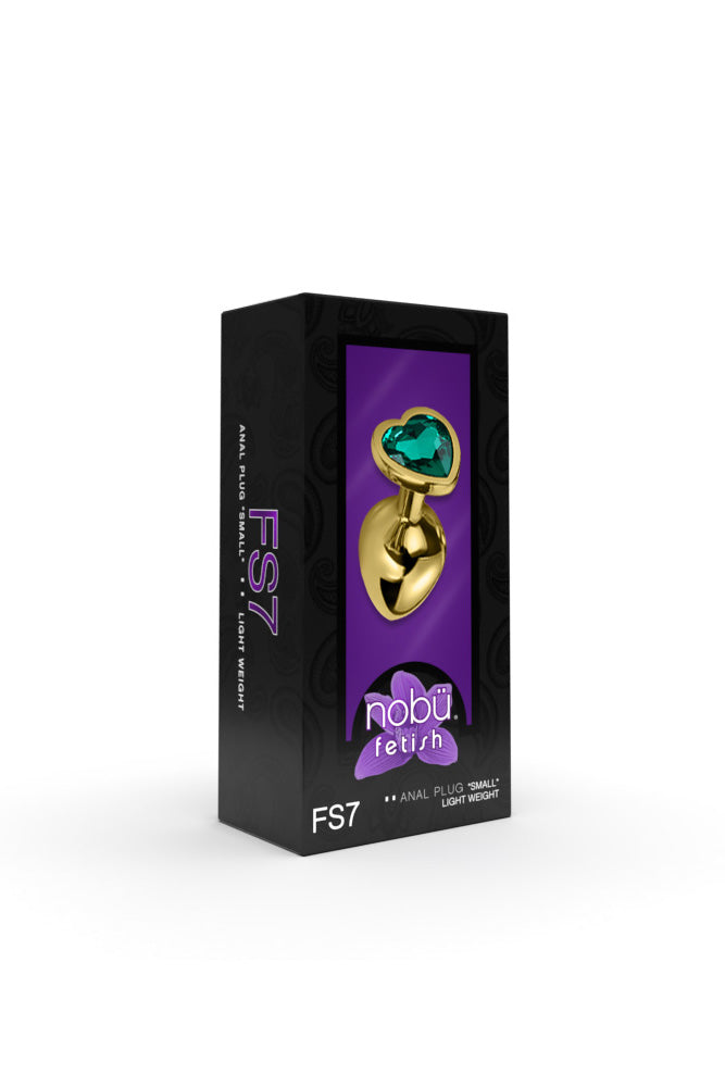 Nobu - Small Anal Plug With Jewel Heart Base - Stag Shop