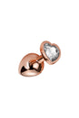 Nobu - Small Anal Plug With Jewel Heart Base - Stag Shop