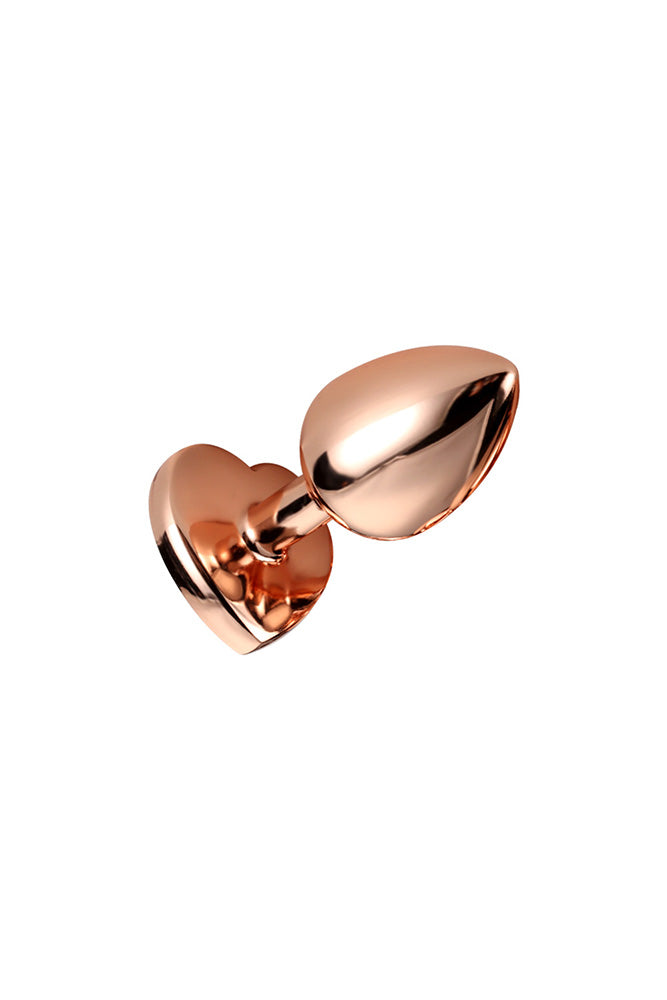 Nobu - Small Anal Plug With Jewel Heart Base - Stag Shop