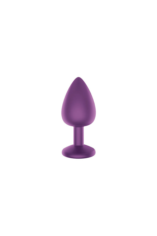 Nobu - Thrills - Small Silicone Anal Plug With 4 Interchangeable Jewels - Stag Shop