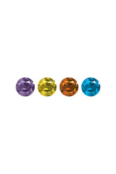 Nobu - Thrills - Small Silicone Anal Plug With 4 Interchangeable Jewels - Stag Shop