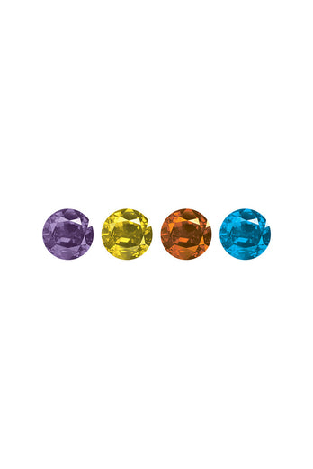 Nobu - Thrills - Small Silicone Anal Plug With 4 Interchangeable Jewels - Stag Shop