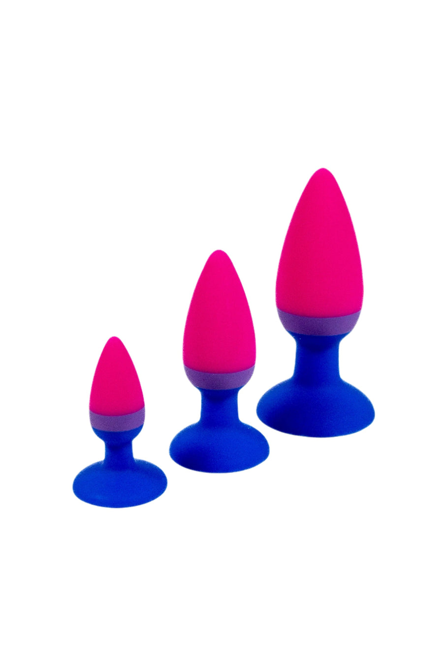 NS Novelties - Colours -  Silicone Bi-Flag Anal Training Kit - Stag Shop