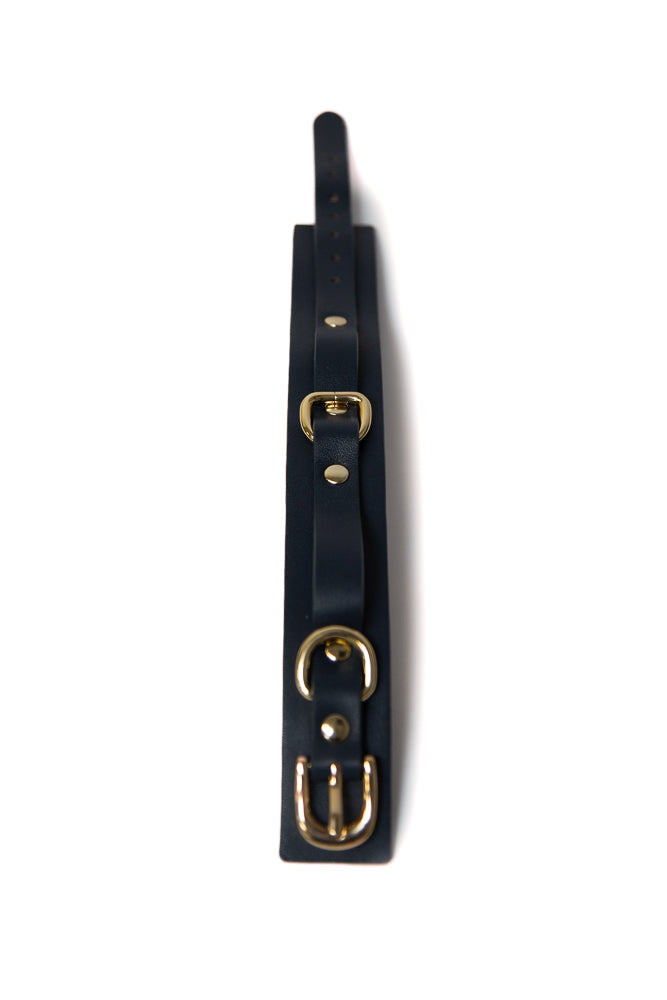 NS Novelties - Bondage Couture - Ankle Cuffs - Blue - Stag Shop