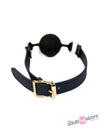 NS Novelties - Bondage Couture - Ball Gag - Blue - Stag Shop