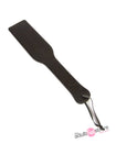 NS Novelties - Bondage Couture - Faux Leather Paddle - Black - Stag Shop