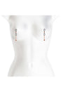 NS Novelties - Bound - Beaded Lasso Nipple Clamps - Rose Gold/Black - Stag Shop