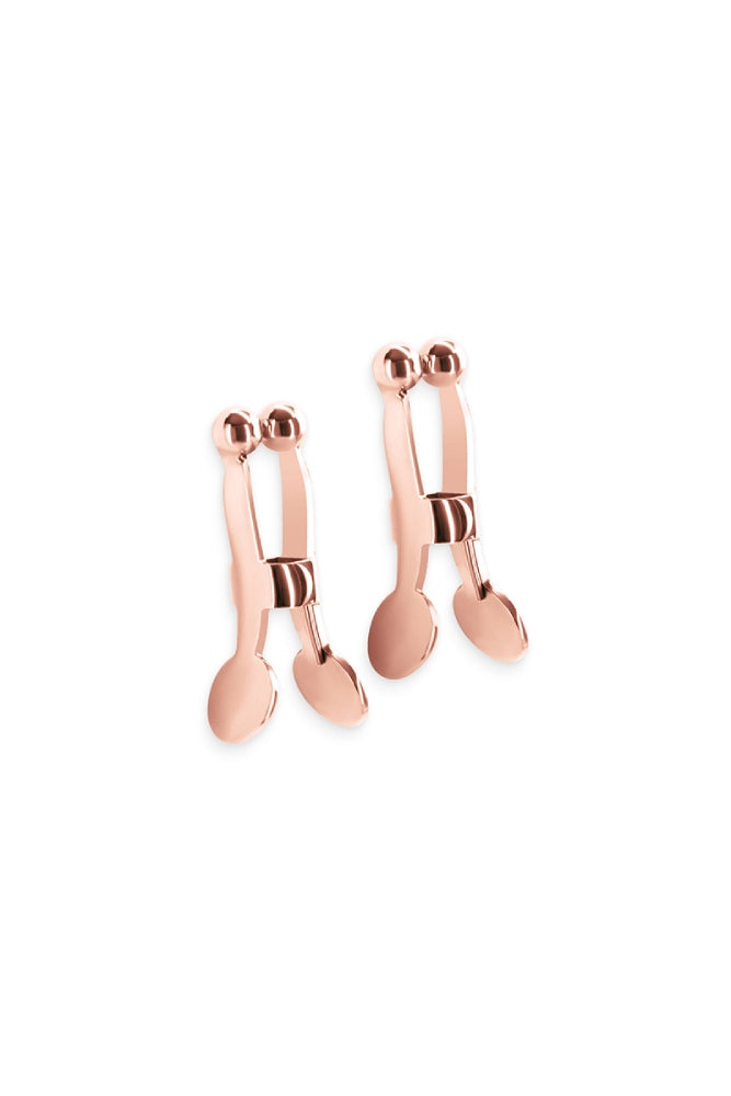 NS Novelties - Bound - Iron Nipple Clamps - Rose Gold - Stag Shop