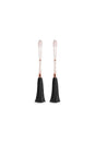 NS Novelties - Bound - Tassel Nipple Clamps - Rose Gold/Black - Stag Shop
