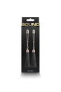 NS Novelties - Bound - Tassel Nipple Clamps - Rose Gold/Black - Stag Shop