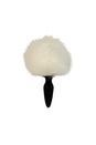NS Novelties - Bunny Tails - Mini Tail Plug - Black/White - Stag Shop